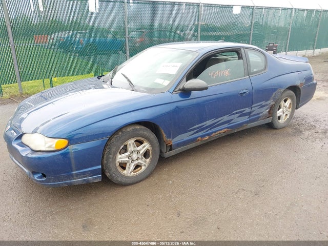 45047486 :رقم المزاد ، 2G1WW12EX59227256 vin ، 2005 Chevrolet Monte Carlo Ls مزاد بيع
