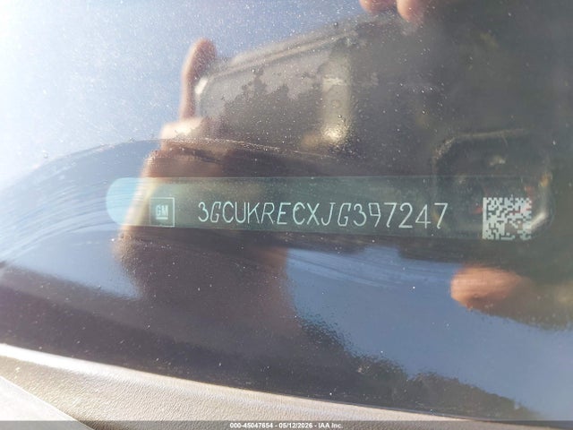 Aukcja sprzedaży 2018 Chevrolet Silverado 1500 2lt, vin: 3GCUKRECXJG397247, numer aukcji: 45047654