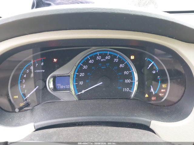 Aukcja sprzedaży 2011 Toyota Sienna Limited V6, vin: 5TDYK3DC7BS159052, numer aukcji: 45047714