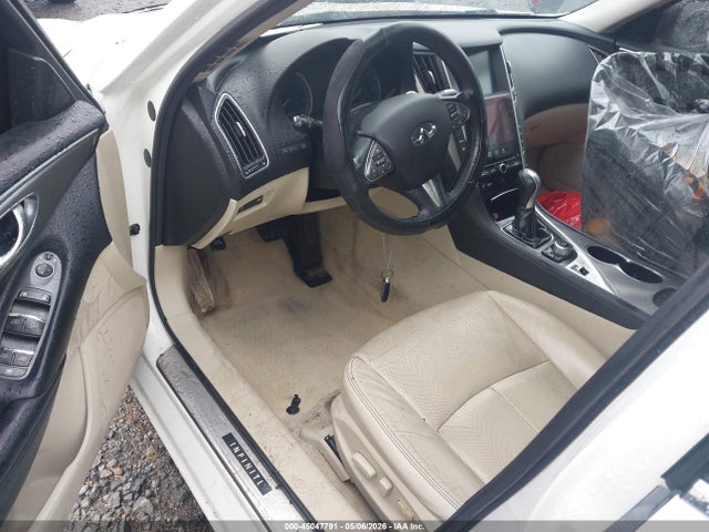 45047791 :رقم المزاد ، JN1BV7ARXEM700143 vin ، 2014 Infiniti Q50 Premium مزاد بيع