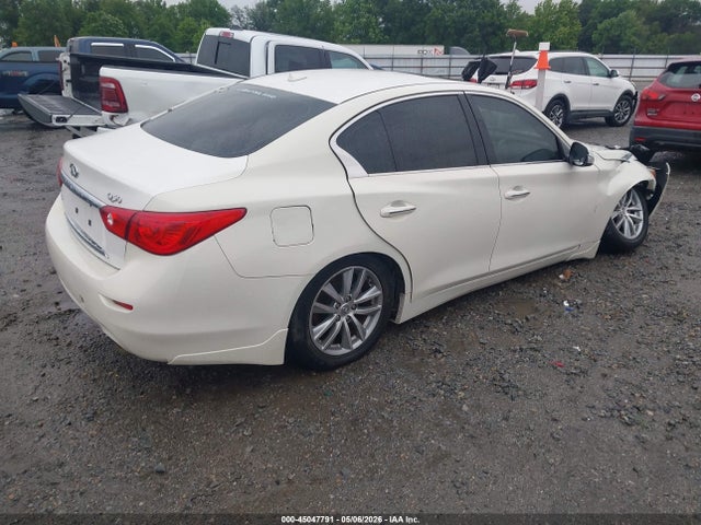 45047791 :رقم المزاد ، JN1BV7ARXEM700143 vin ، 2014 Infiniti Q50 Premium مزاد بيع