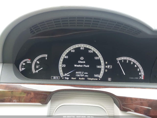 2010 Mercedes-benz S 550 4matic მანქანა იყიდება აუქციონზე, vin: WDDNG8GBXAA312660, აუქციონის ნომერი: 45047793