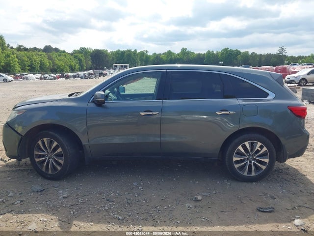 45048088 :رقم المزاد ، 5FRYD3H40FB001223 vin ، 2015 Acura Mdx Technology Package مزاد بيع