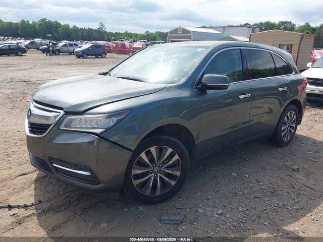45048088 :رقم المزاد ، 5FRYD3H40FB001223 vin ، 2015 Acura Mdx Technology Package مزاد بيع
