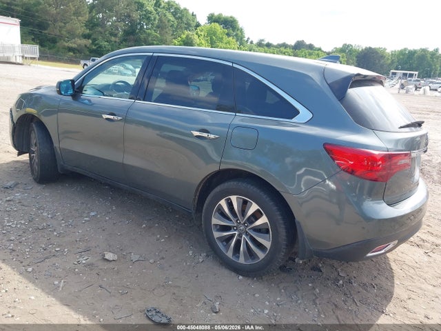 45048088 :رقم المزاد ، 5FRYD3H40FB001223 vin ، 2015 Acura Mdx Technology Package مزاد بيع