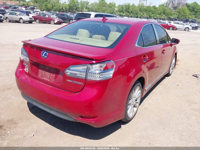 Продаж на аукціоні авто 2010 Lexus Hs 250h Premium, vin: JTHBB1BA7A2033323, номер лоту: 45048106