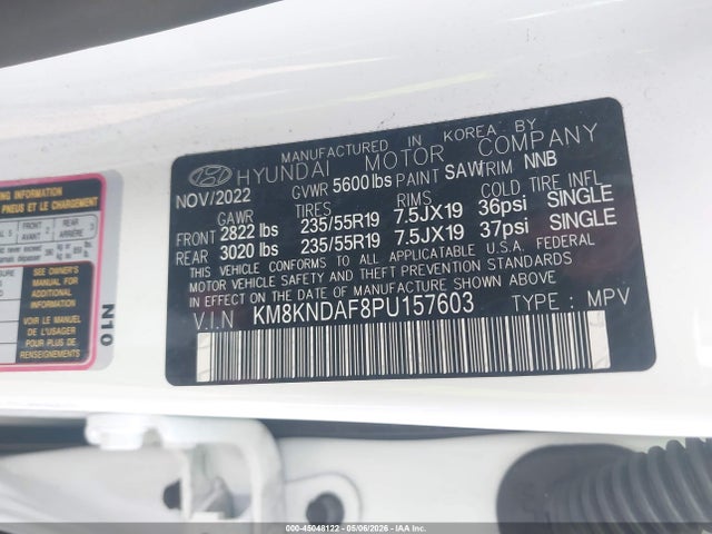 Aukcja sprzedaży 2023 Hyundai Ioniq 5 Sel, vin: KM8KNDAF8PU157603, numer aukcji: 45048122