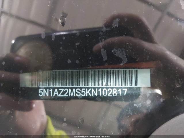 Aukcja sprzedaży 2019 Nissan Murano Sl, vin: 5N1AZ2MS5KN102817, numer aukcji: 45048289