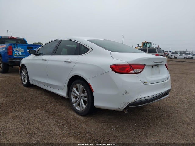 2015 Chrysler 200 Limited მანქანა იყიდება აუქციონზე, vin: 1C3CCCAB1FN661039, აუქციონის ნომერი: 45048302