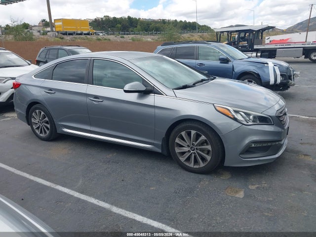 2017 Hyundai Sonata Sport მანქანა იყიდება აუქციონზე, vin: 5NPE34AFXHH481476, აუქციონის ნომერი: 45048313