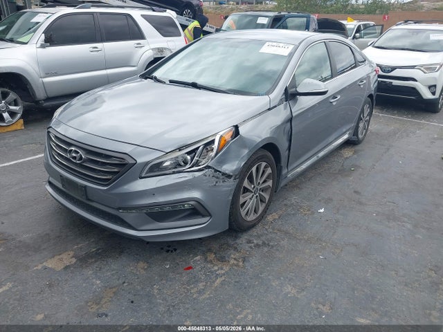 2017 Hyundai Sonata Sport მანქანა იყიდება აუქციონზე, vin: 5NPE34AFXHH481476, აუქციონის ნომერი: 45048313