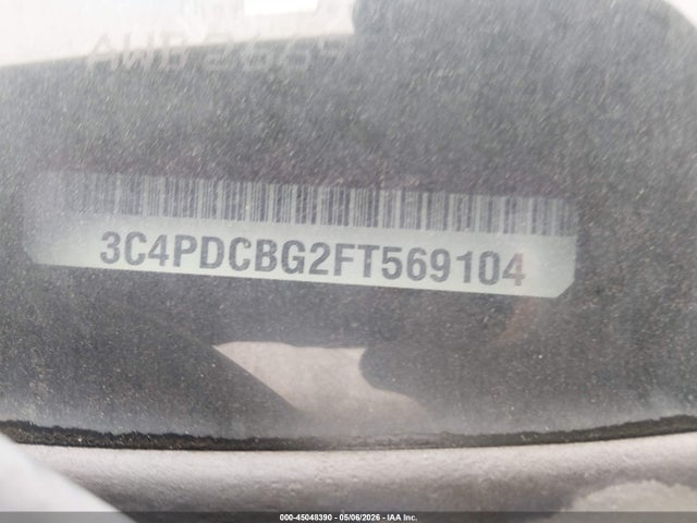 2015 Dodge Journey Sxt მანქანა იყიდება აუქციონზე, vin: 3C4PDCBG2FT569104, აუქციონის ნომერი: 45048390