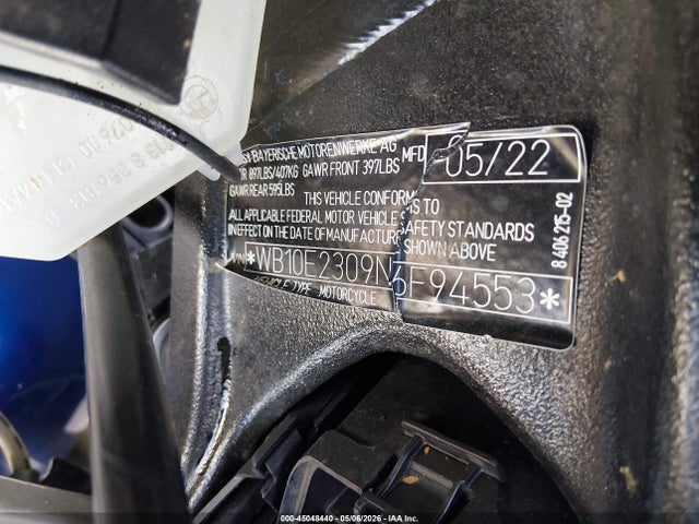 BMW S 1000 Rr 2022 WB10E2309N6F94553 Image 10