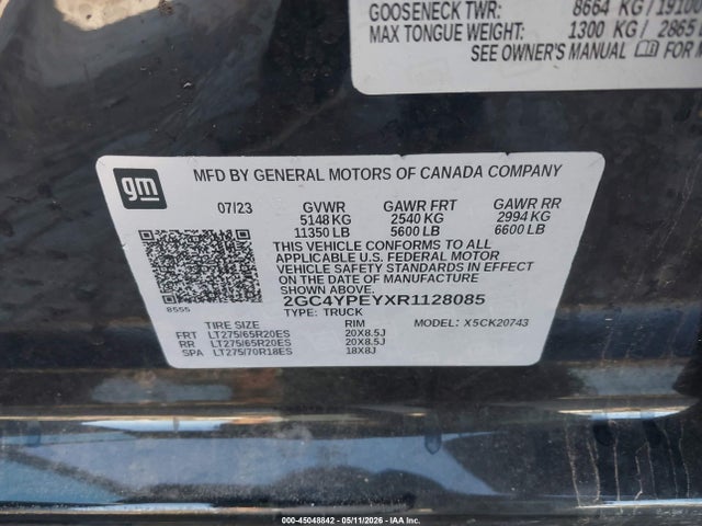 Продаж на аукціоні авто 2024 Chevrolet Silverado 2500hd 4wd  Standard Bed Ltz, vin: 2GC4YPEYXR1128085, номер лоту: 45048842