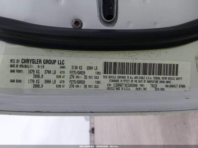 Aukcja sprzedaży 2014 Ram 1500 Express, vin: 1C6RR6FTXES303940, numer aukcji: 45048875