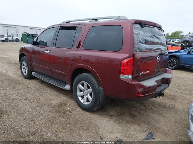 2011 Nissan Armada Sv მანქანა იყიდება აუქციონზე, vin: 5N1AA0NC7BN603713, აუქციონის ნომერი: 45048928