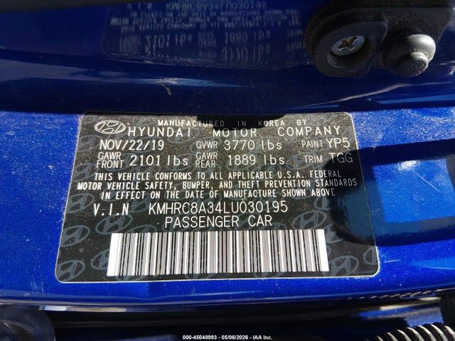 Hyundai Venue Sel 2020 KMHRC8A34LU030195 Image 9
