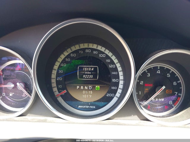 45049070 :رقم المزاد ، WDDGJ7HB9CF868256 vin ، 2012 Mercedes-benz C 63 Amg مزاد بيع