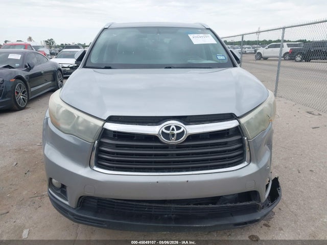 2015 Toyota Highlander Xle V6 მანქანა იყიდება აუქციონზე, vin: 5TDJKRFH1FS174858, აუქციონის ნომერი: 45049107