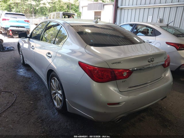 45049201 :رقم المزاد ، JN1AV7AR7EM703481 vin ، 2014 Infiniti Q50 Hybrid Premium مزاد بيع