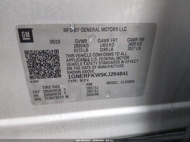Chevrolet Traverse Ls 2019 1GNERFKW5KJ294841 Image 9