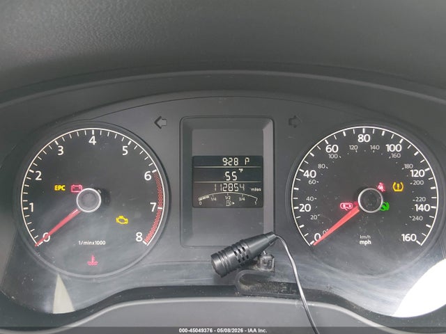2012 Volkswagen Jetta 2.0l S მანქანა იყიდება აუქციონზე, vin: 3VW2K7AJ8CM380030, აუქციონის ნომერი: 45049376