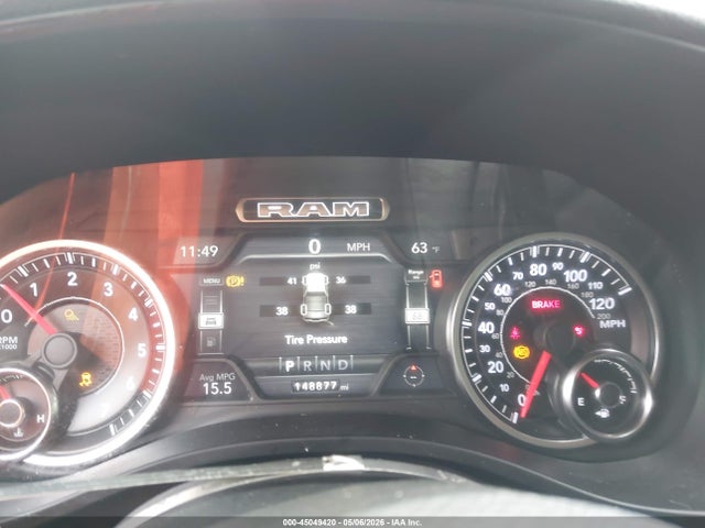 45049420 :رقم المزاد ، 1C6SRFJT8KN520230 vin ، 2019 Ram 1500 Laramie  4x4 5'7 Box مزاد بيع