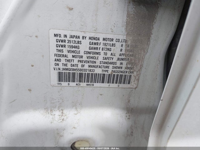 Продаж на аукціоні авто 2013 Honda Fit Sport, vin: JHMGE8H55DC021833, номер лоту: 45049425