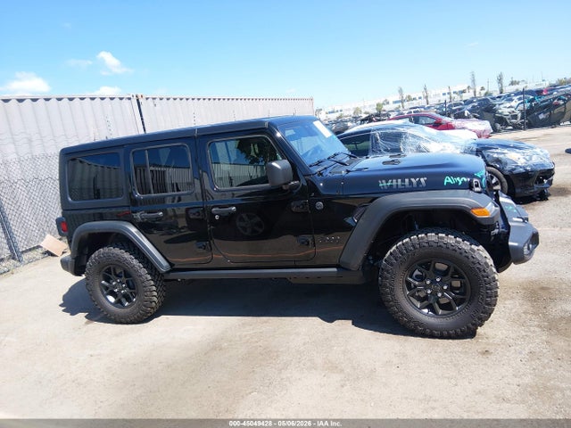 45049428 :رقم المزاد ، 1C4PJXDN1TW218444 vin ، 2026 Jeep Wrangler Willys مزاد بيع