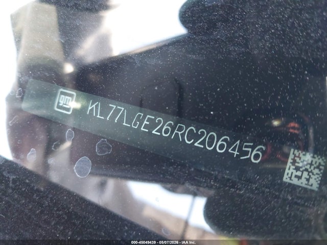 Продаж на аукціоні авто 2024 Chevrolet Trax Fwd 1rs, vin: KL77LGE26RC206456, номер лоту: 45049439