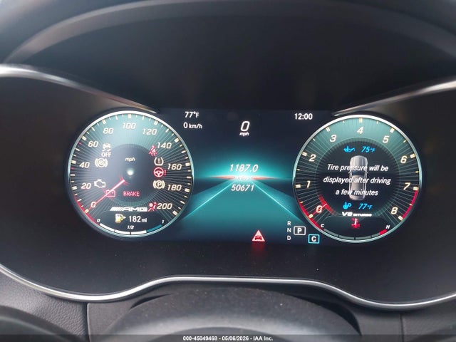 45049468 :رقم المزاد ، 55SWF8GB3KU294222 vin ، 2019 Mercedes-benz Amg C 63 مزاد بيع