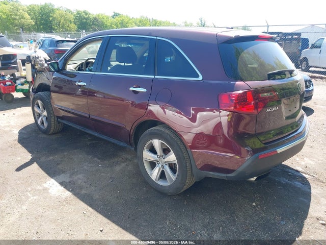 45049496 :رقم المزاد ، 2HNYD2H40AH507269 vin ، 2010 Acura Mdx Technology Package مزاد بيع