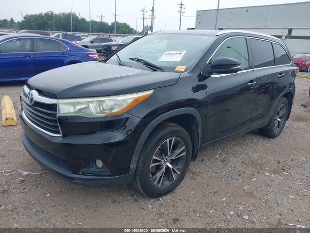 Aukcja sprzedaży 2016 Toyota Highlander Xle V6, vin: 5TDJKRFH2GS237824, numer aukcji: 45049500