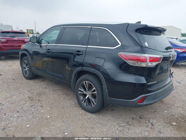 Aukcja sprzedaży 2016 Toyota Highlander Xle V6, vin: 5TDJKRFH2GS237824, numer aukcji: 45049500