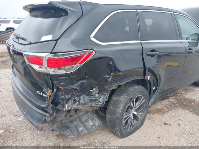 Aukcja sprzedaży 2016 Toyota Highlander Xle V6, vin: 5TDJKRFH2GS237824, numer aukcji: 45049500