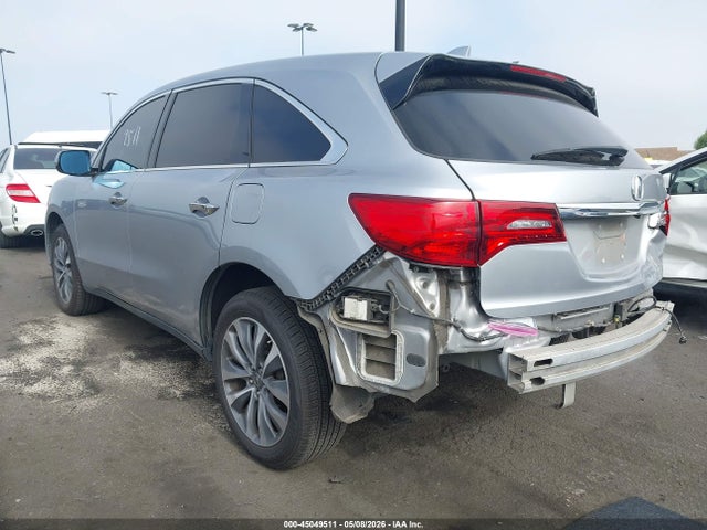 Aukcja sprzedaży 2016 Acura Mdx Technology   Acurawatch Plus Packages/technology Package, vin: 5FRYD3H4XGB021383, numer aukcji: 45049511