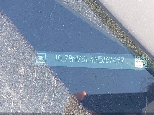 Продаж на аукціоні авто 2021 Chevrolet Trailblazer Fwd Activ, vin: KL79MVSL4MB161457, номер лоту: 45049731