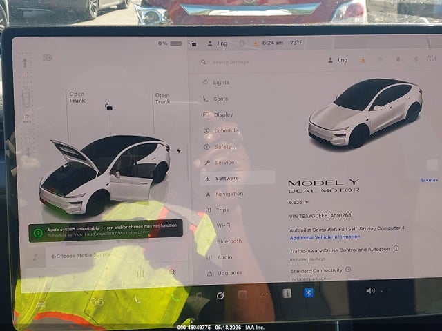Продажа на аукционе авто 2026 Tesla Model Y All-wheel Drive/long Range Launch Series/premium All-wheel Drive, vin: 7SAYGDEE8TA591288, номер лота: 45049775