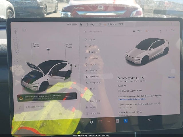 Продажа на аукционе авто 2026 Tesla Model Y All-wheel Drive/long Range Launch Series/premium All-wheel Drive, vin: 7SAYGDEE8TA591288, номер лота: 45049775