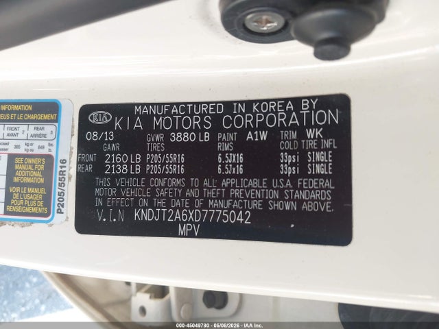 Продаж на аукціоні авто 2013 Kia Soul +, vin: KNDJT2A6XD7775042, номер лоту: 45049780