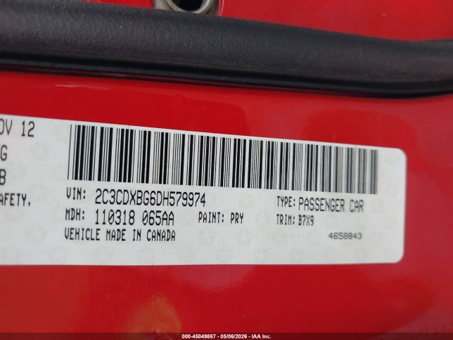 Aukcja sprzedaży 2013 Dodge Charger Se, vin: 2C3CDXBG6DH579974, numer aukcji: 45049887