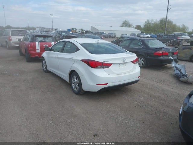2014 Hyundai Elantra Se მანქანა იყიდება აუქციონზე, vin: 5NPDH4AE4EH527349, აუქციონის ნომერი: 45049924