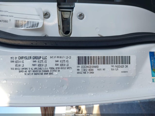 Продаж на аукціоні авто 2014 Chrysler 300, vin: 2C3CCAAG3EH200058, номер лоту: 45049932