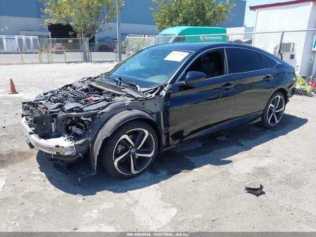 45049946 :رقم المزاد ، 1HGCV1F35NA010886 vin ، 2022 Honda Accord Sport مزاد بيع