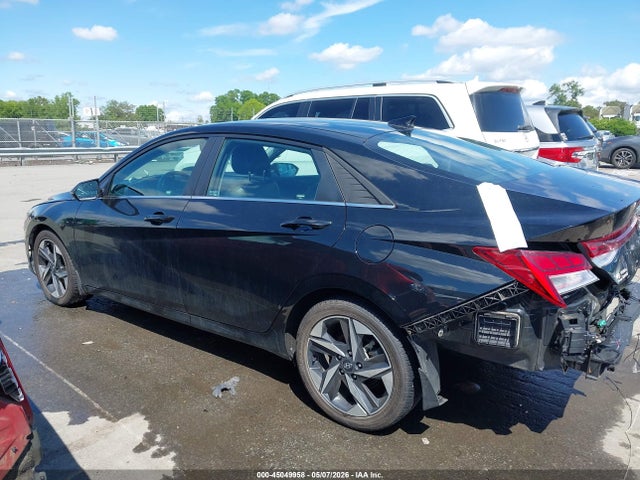 2022 Hyundai Elantra Limited მანქანა იყიდება აუქციონზე, vin: 5NPLP4AG4NH076763, აუქციონის ნომერი: 45049958