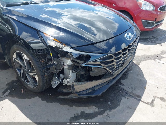 2022 Hyundai Elantra Limited მანქანა იყიდება აუქციონზე, vin: 5NPLP4AG4NH076763, აუქციონის ნომერი: 45049958