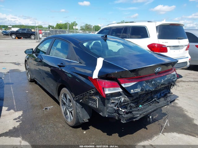 2022 Hyundai Elantra Limited მანქანა იყიდება აუქციონზე, vin: 5NPLP4AG4NH076763, აუქციონის ნომერი: 45049958
