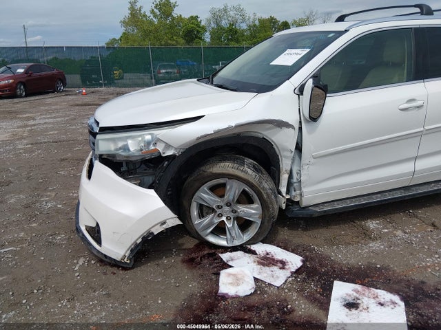 Aukcja sprzedaży 2015 Toyota Highlander Limited V6, vin: 5TDDKRFHXFS092396, numer aukcji: 45049964