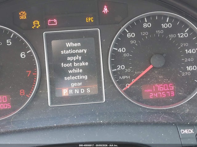 Продажа на аукционе авто 2007 Audi A4 2.0t, vin: WAUDF98EX7A018446, номер лота: 45050017