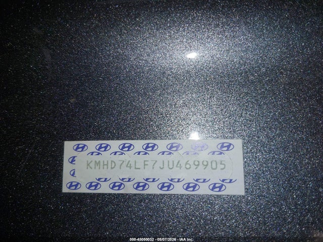 KMHD74LF7JU469905 Hyundai ELANTRA SE